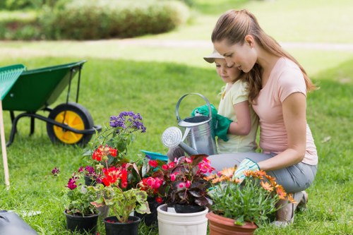 Tools used in garden clearance services
